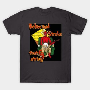 Banjo playing Devil T-Shirt